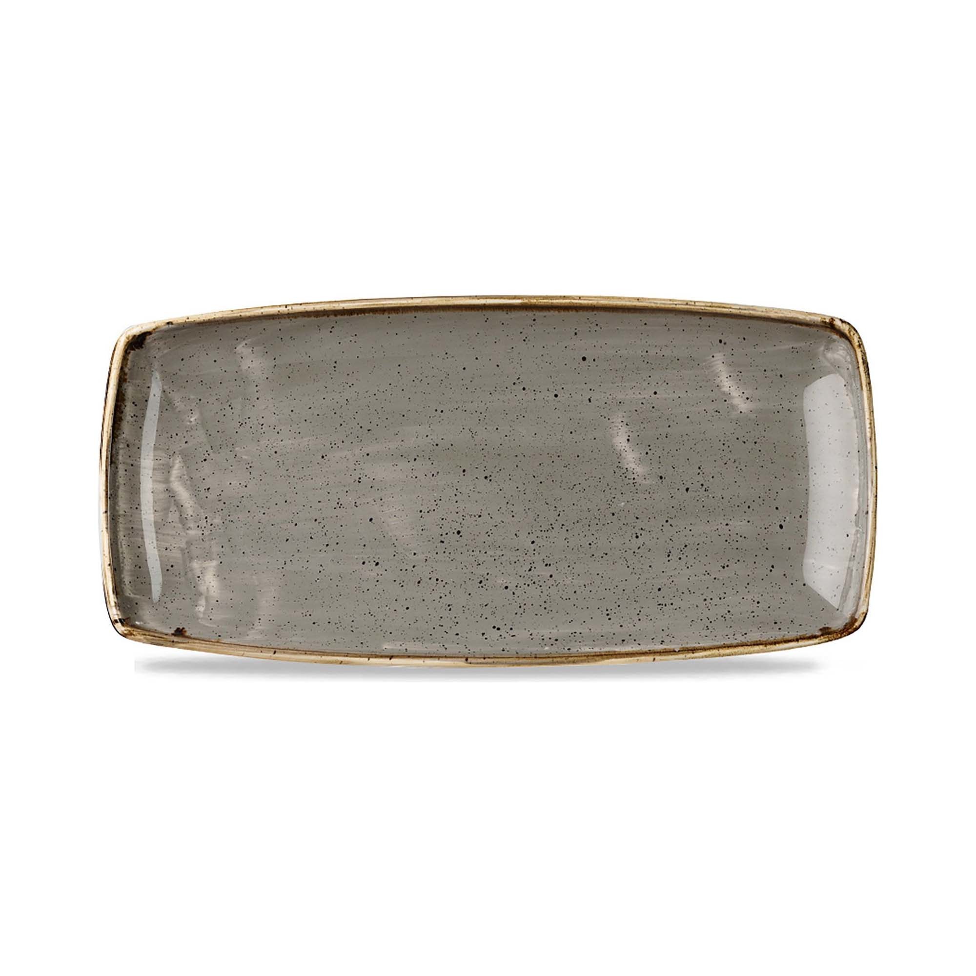 Obdĺžniková polmiska Stonecast Peppercorn Grey, 295 x 140 mm, 1 ks – Obrázok 2