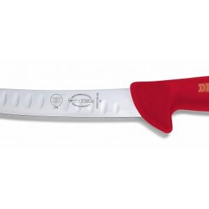 Porcovací nôž Dick — špeciálny výbrus, červená rukoväť, 21 cm