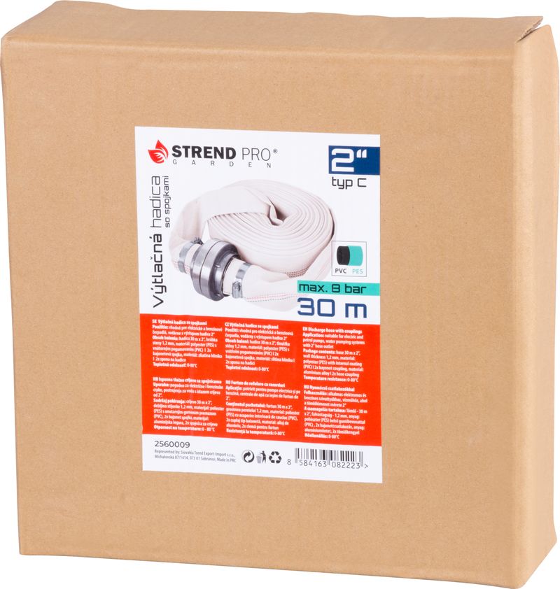 Prečerpávacia hadica Strend Pro - výtlačná, s koncovkami, typ C, 2", dĺžka 30 m – Obrázok 2