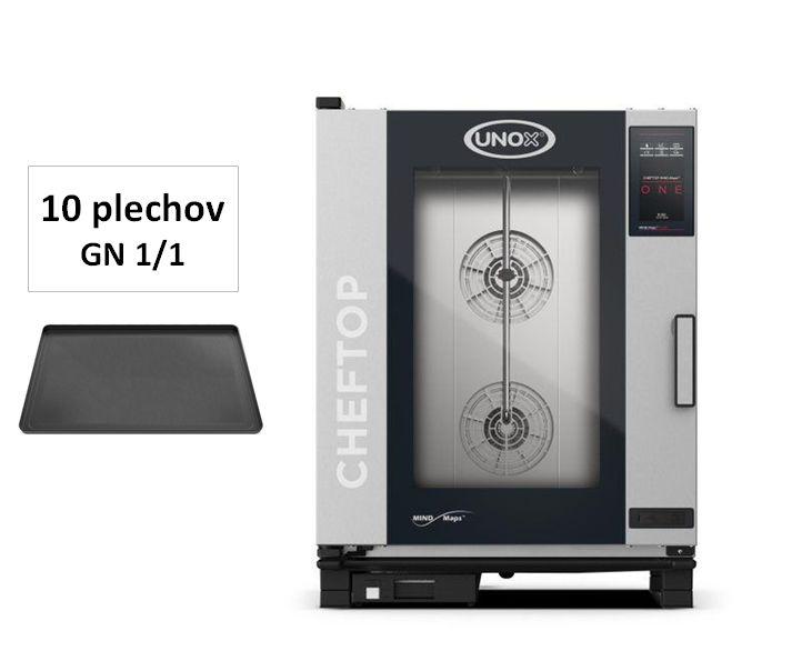 UNOX ChefTop MindMaps One XEVC-1011-E1RM elektrický parný konvektomat