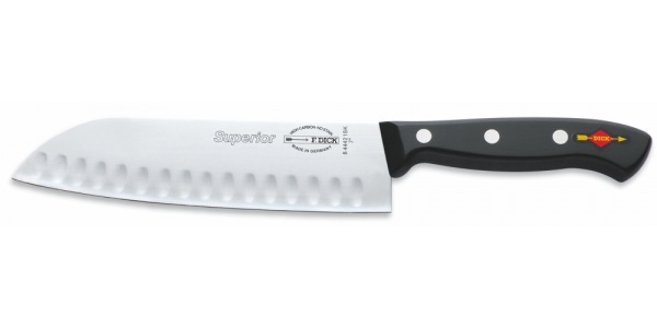 Japonský nož – Santoku, Dick, séria Superior, lisovaný, špeciálny výbrus, 18 cm
