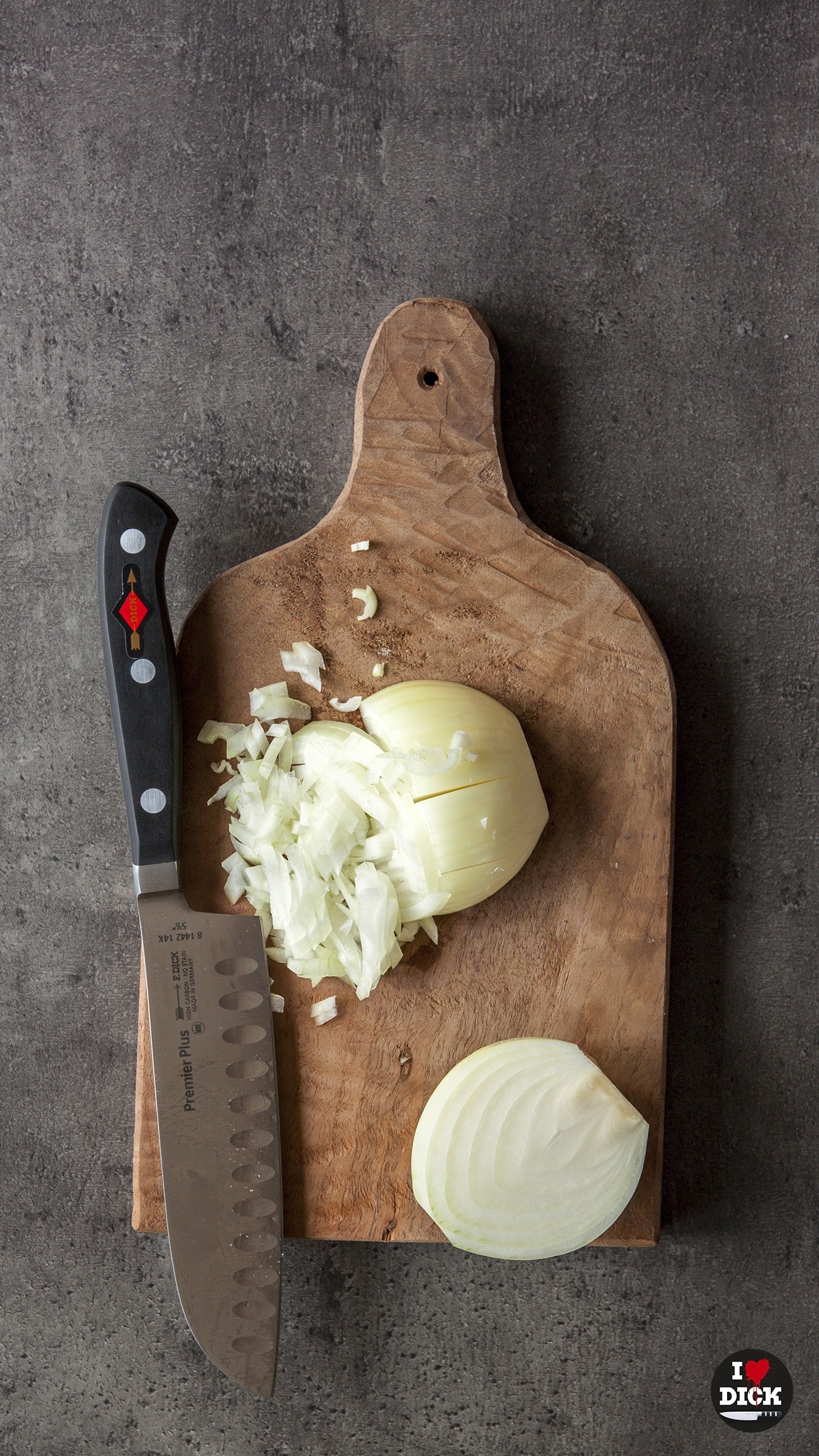 Santoku nôž – Dick, séria Premier Plus, kovaný, špeciálny výbrus, 14 cm – Obrázok 2