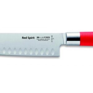 Japonský nož – Santoku, Dick, séria RED SPIRIT, špeciálny výbrus, dĺžka 18 cm