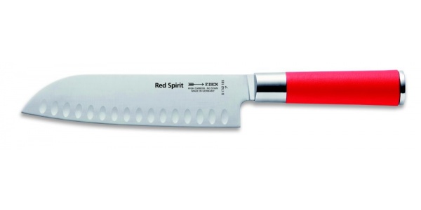Japonský nož – Santoku, Dick, séria RED SPIRIT, špeciálny výbrus, dĺžka 18 cm