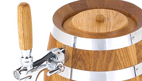 Výčapné chladenie na pivo – Lindr, model Súdok 20, drevený dizajn – Obrázok 3