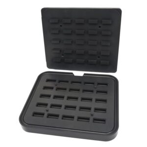 Obdĺžniková forma na tartaletky – 50×23/42×17 mm