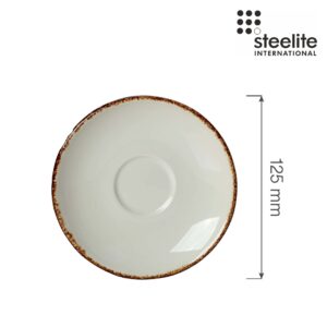 Porcelánová podšálka Brown Dapple, 125 mm, 1 ks