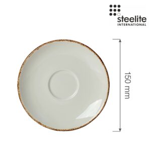 Porcelánová podšálka Brown Dapple, 152 mm, 1 ks
