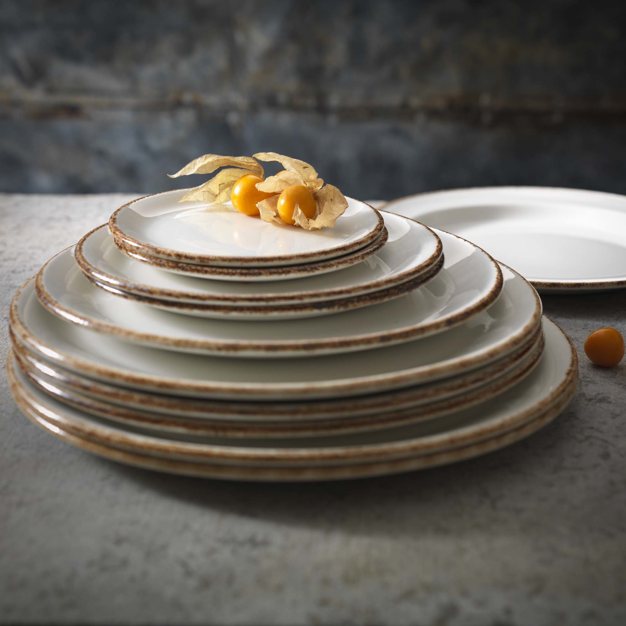 Porcelánová podšálka Brown Dapple, 152 mm, 1 ks – Obrázok 4