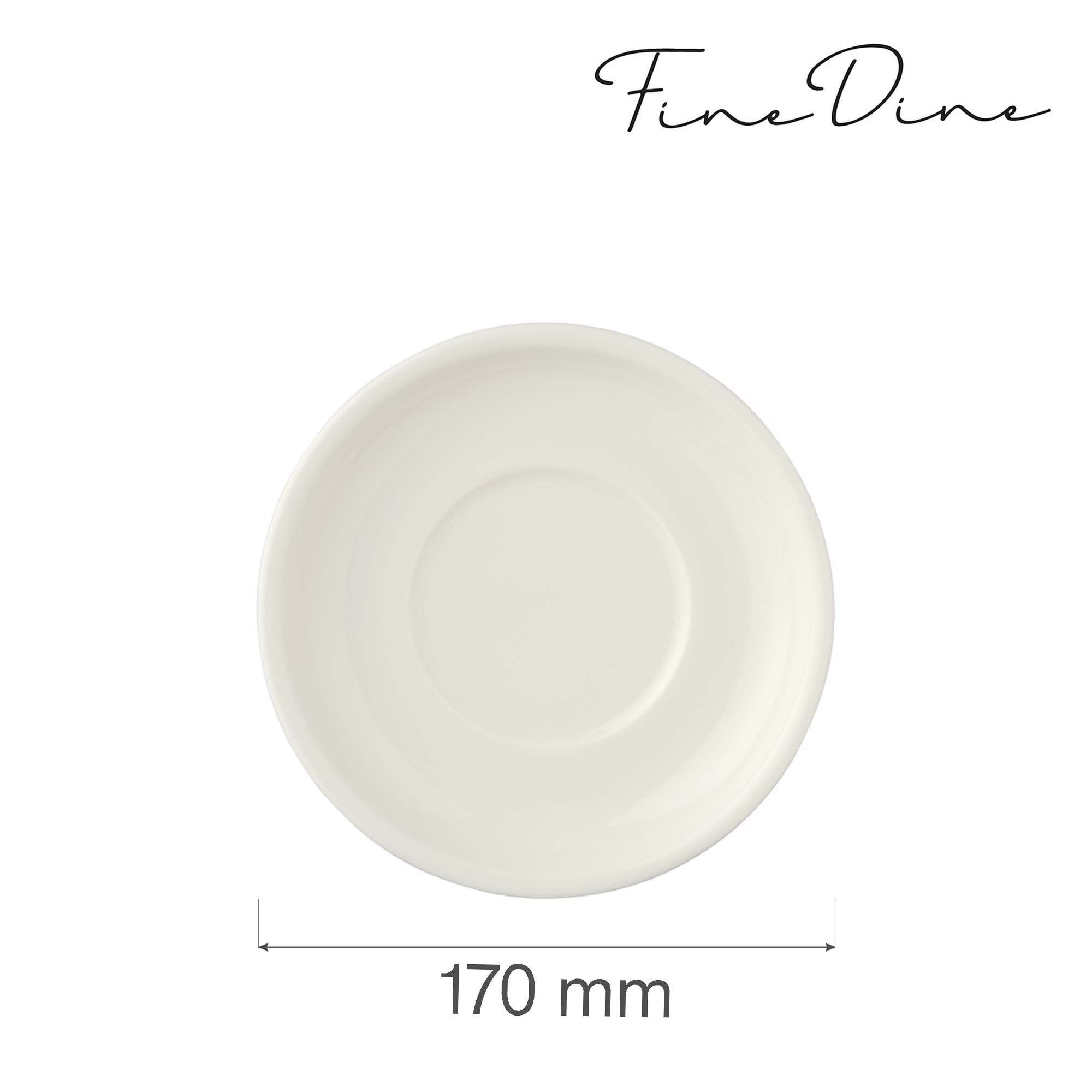 Porcelánová podšálka Crema — na bujónovú misku, 170 mm