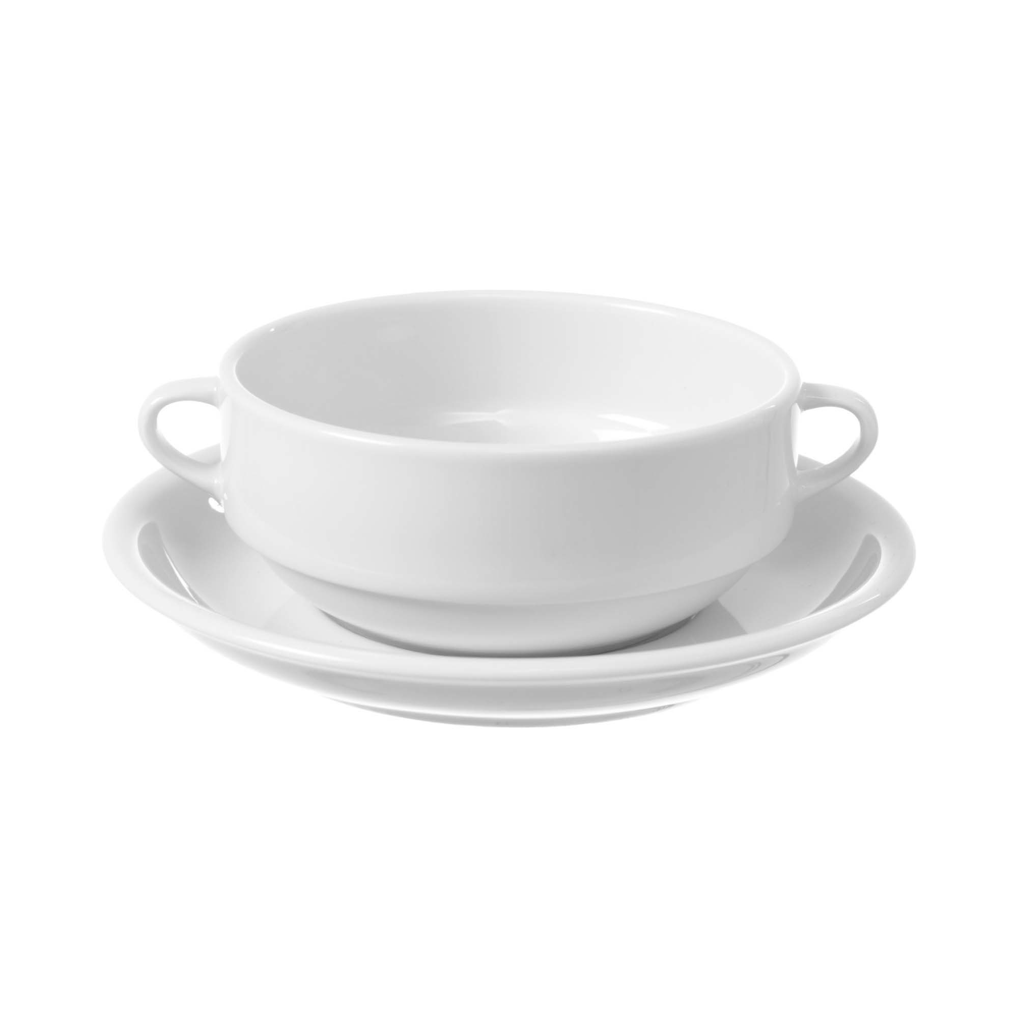 Široká podšálka na bujónovú misku Bianco — 170 mm – Obrázok 3