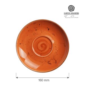 Tradičná podšálka na cappuccino Dahlia, 160 mm