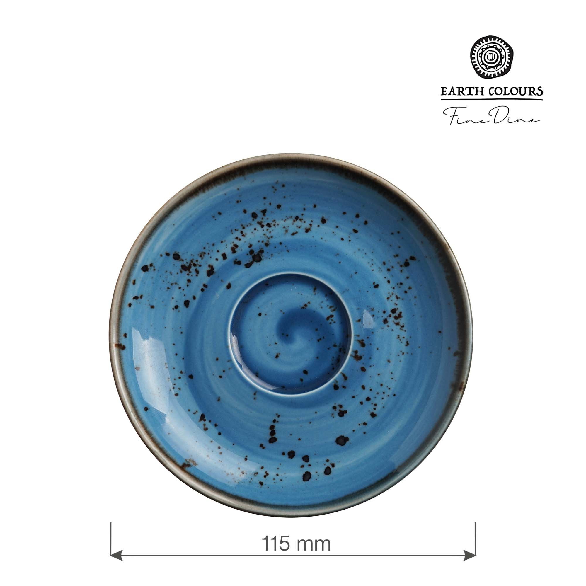 Klasická podšálka na espresso Iris, 115 mm
