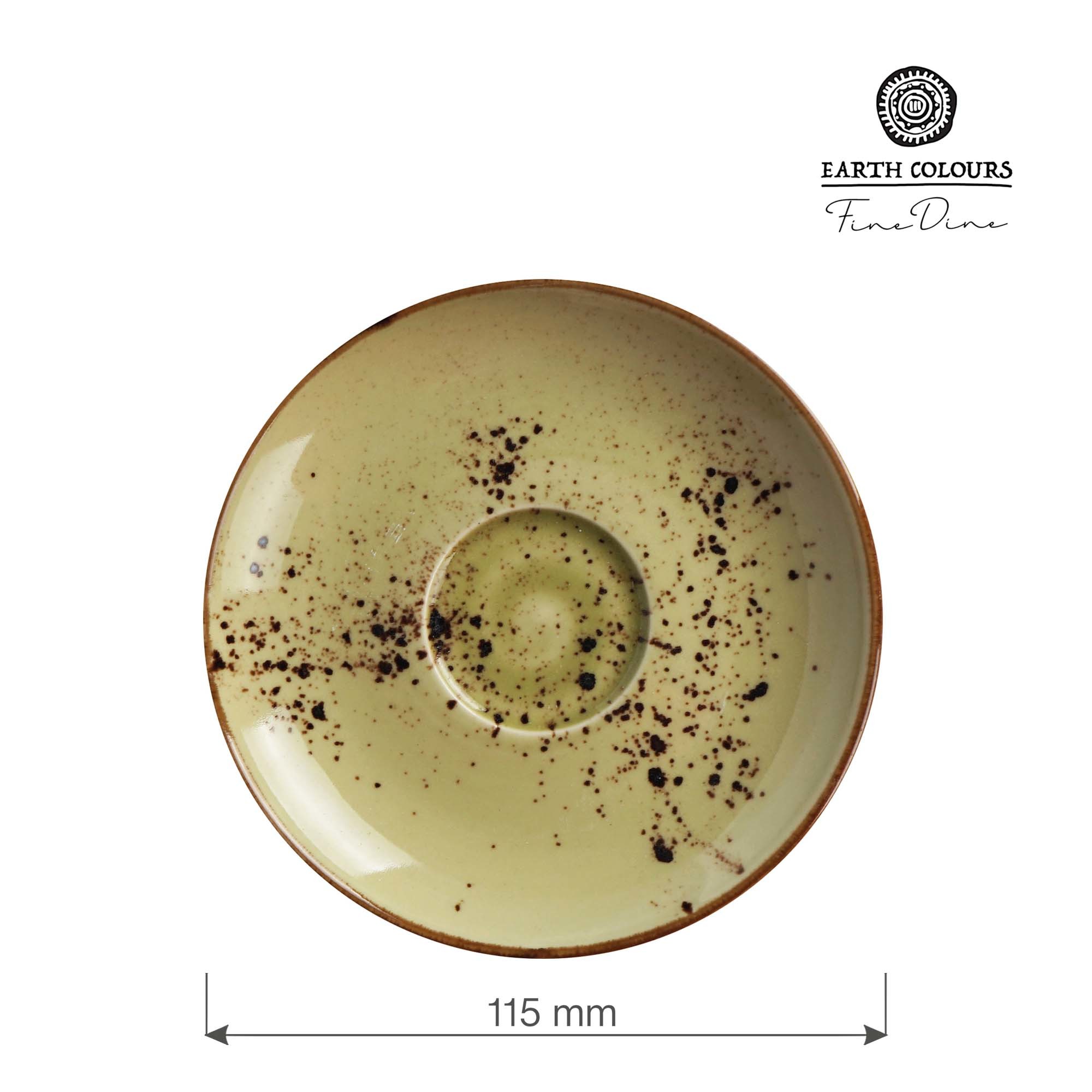 Klasická podšálka na espresso Olive, 115 mm
