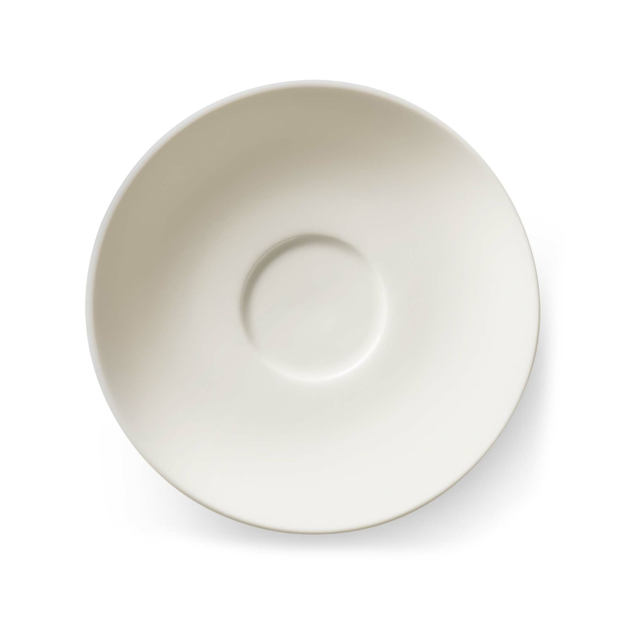 Porcelánová podšálka Crema — na stohovateľnú šálku na espresso, 120 mm – Obrázok 2
