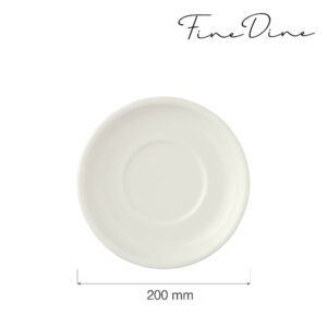 Porcelánová podšálka Crema — do omáčnika, 200 mm
