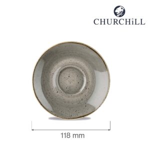 Drobná podšálka na espresso Stonecast Peppercorn Gray, 118 mm, 1 ks