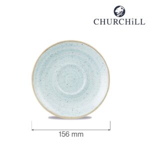 Klasická podšálka Stonecast Duck Egg Blue, 156 mm, 1 ks