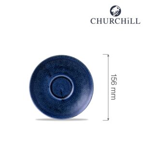 Klasická podšálka Stonecast Plume Ultramarine, 156 mm, 1 ks