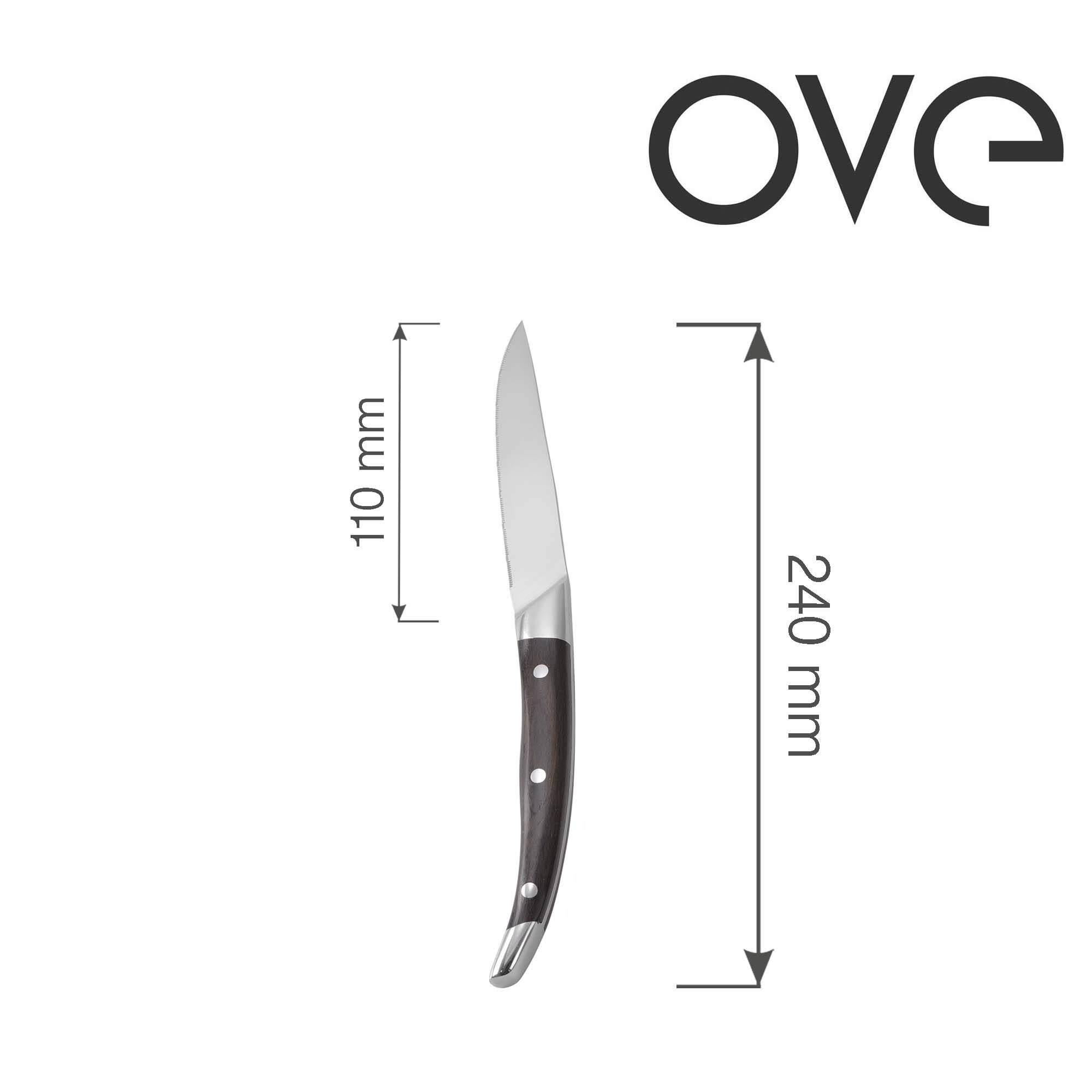 Steakový nôž, OVE, 240 mm, sada 6 ks