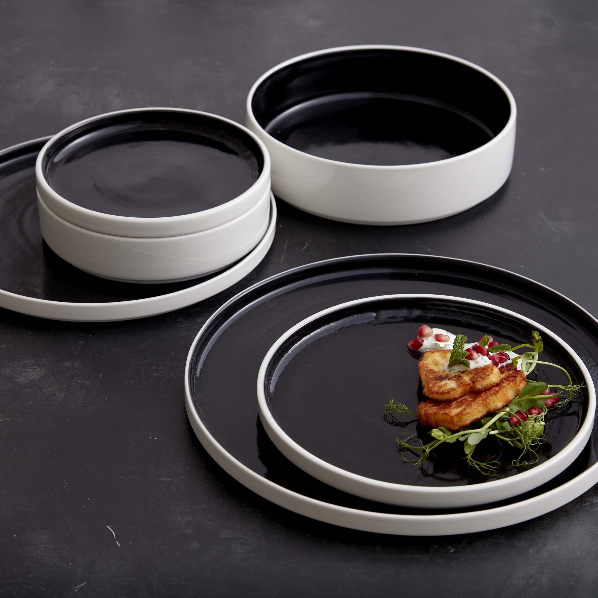 Porcelánový tanier s okrajom Nyx, 202 mm, 1 ks – Obrázok 5