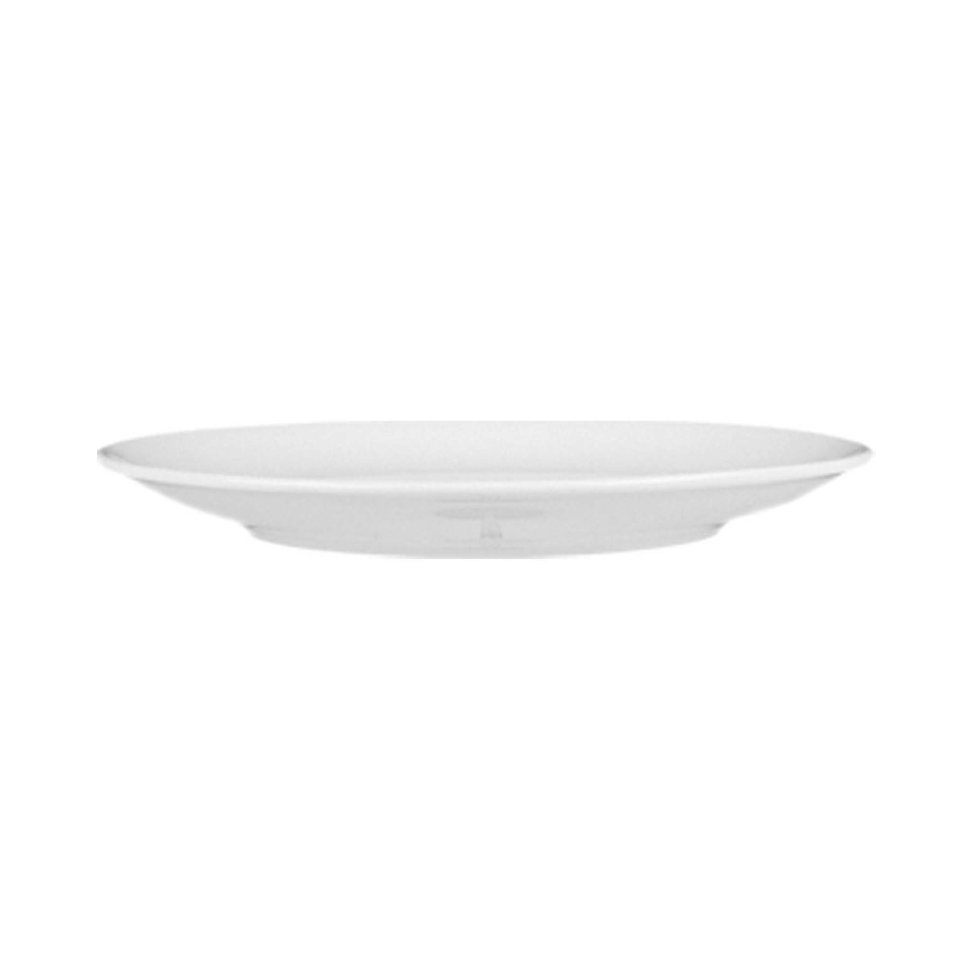 Moderný tanier bez okraja Bianco — 210 mm – Obrázok 4