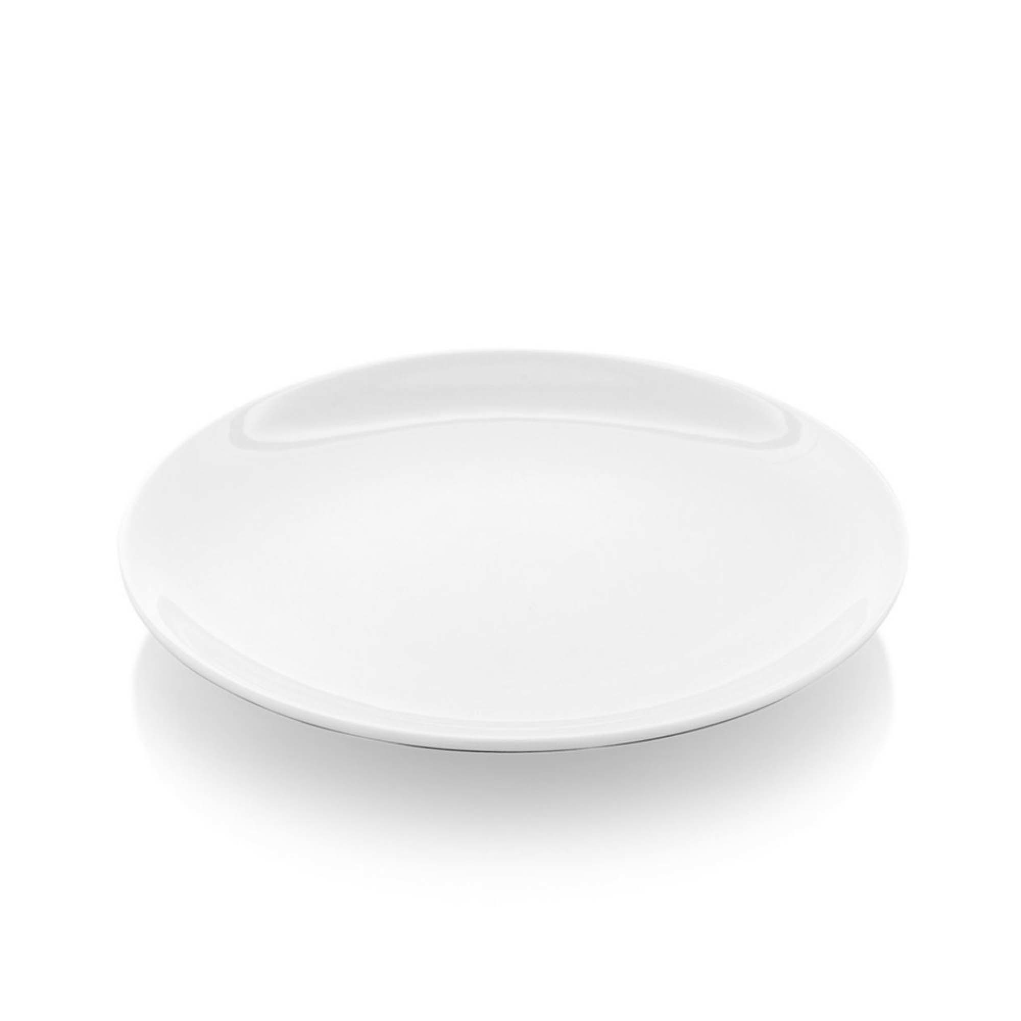 Moderný tanier bez okraja Bianco — 270 mm – Obrázok 3