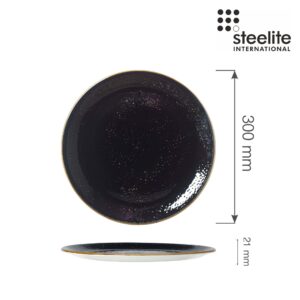 Porcelánový tanier plytký Craft Liquorice, 300 mm, 1 ks