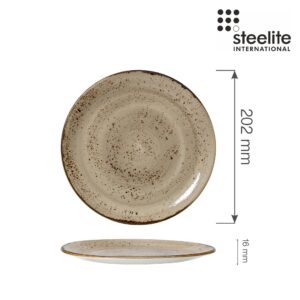 Porcelánový tanier plytký Craft Porcini, 202 mm, 1 ks