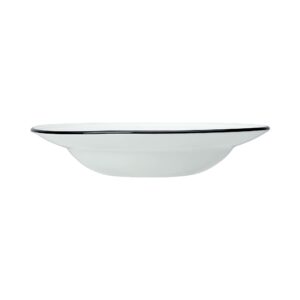 Porcelánový tanier na cestoviny Bead Black Band, 240 mm, 1 ks