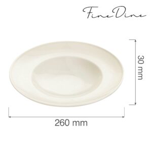 Široký tanier na pastu Crema — 260 mm