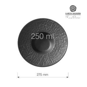 Široký hlboký tanier na pastu Crust, 275 mm, 250 ml, 1 ks