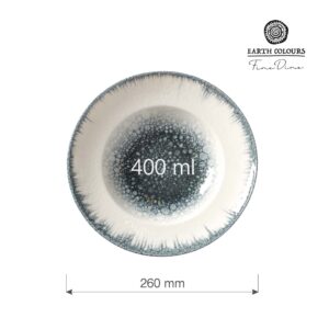 Široký hlboký tanier na pastu Infinity, 260 mm, 1 ks