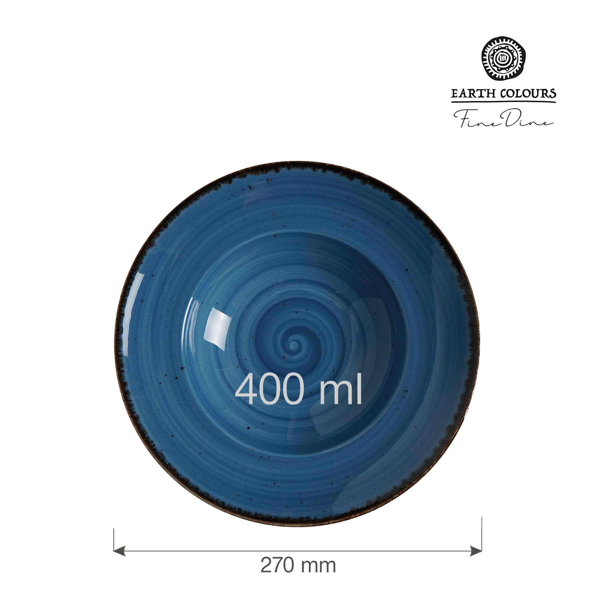 Tradičný tanier na pastu Iris, 270 mm, 400 ml