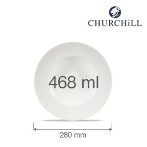 Porcelánový tanier na cestoviny Isla, 468 ml, 280 mm, 1 ks