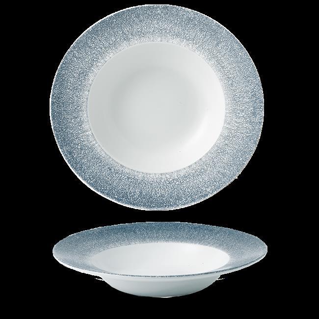 Široký tanier na cestoviny Raku Topaz Blue, 280 mm, 1 ks – Obrázok 2