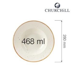 Porcelánový tanier na cestoviny Stonecast Barley White, 280 mm, 1 ks