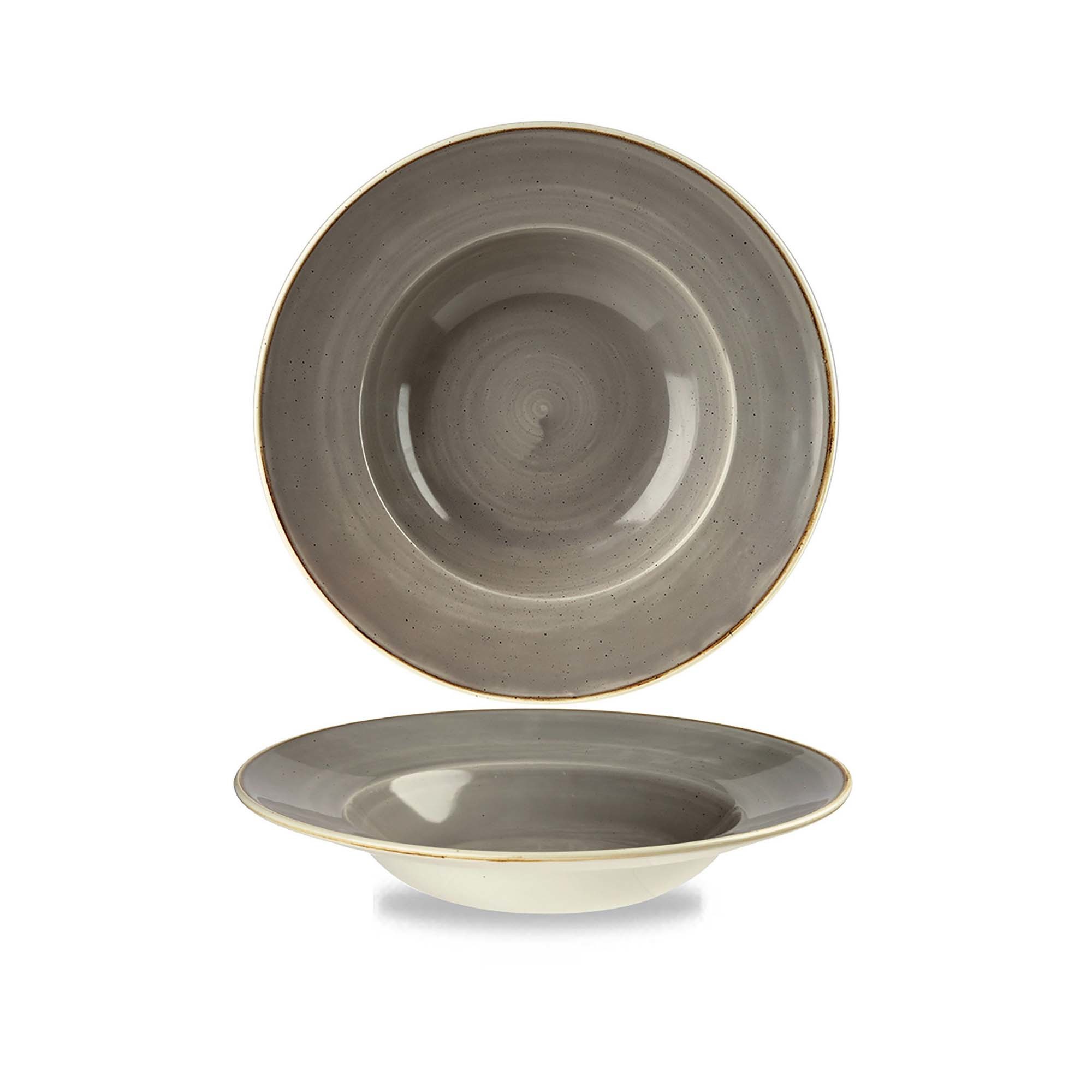 Široký tanier na cestoviny Stonecast Peppercorn Grey, 280 mm, 1 ks – Obrázok 2