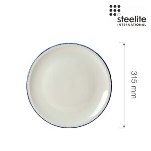 Porcelánový pizzový tanier Blue Dapple, 320 mm, 1 ks
