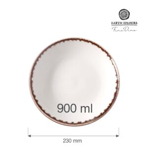 Hlboký jedálenský tanier coupe Vanilla, 230 mm, 900 ml, 1 ks