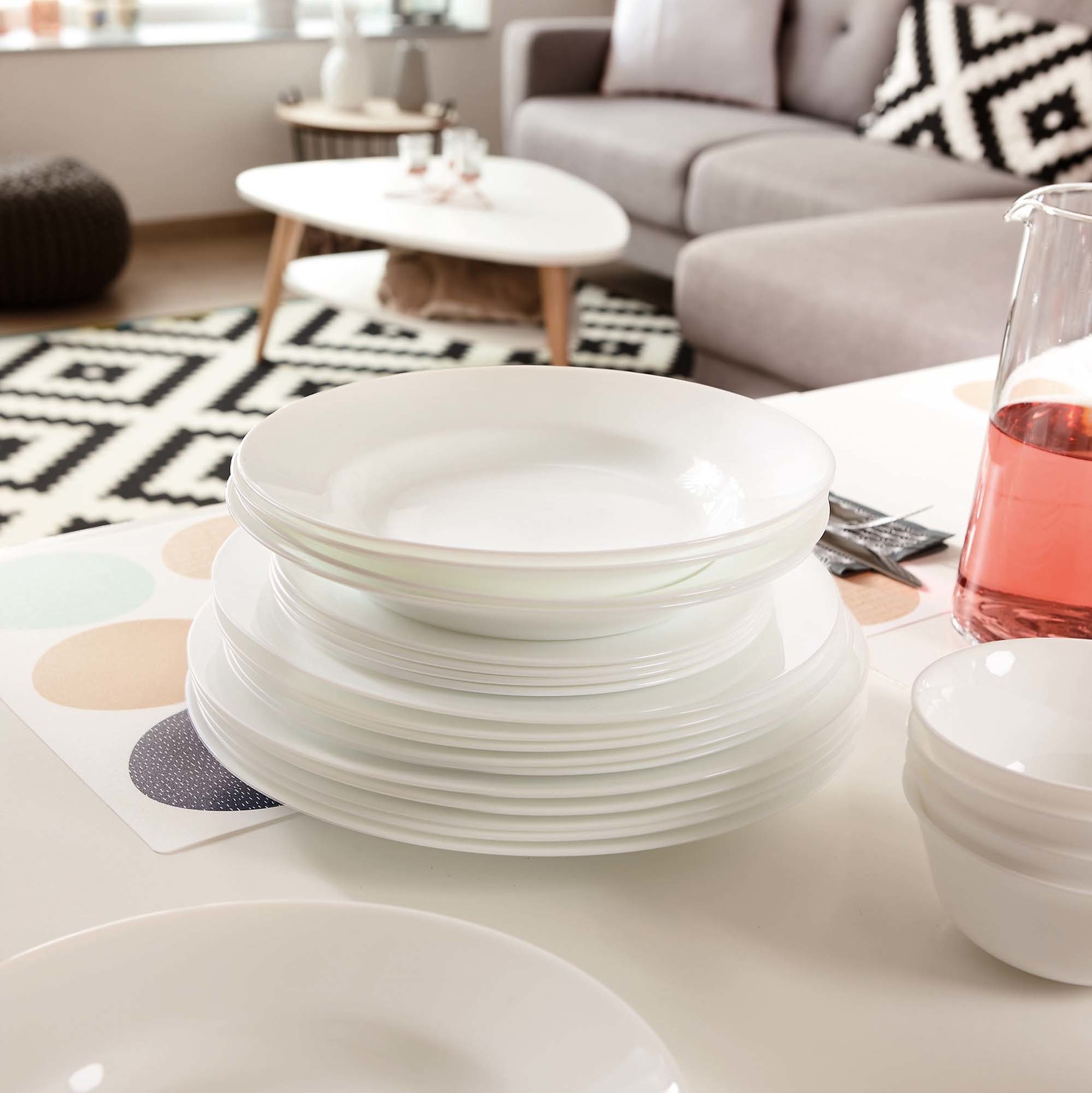 Sklenený hlboký tanier Everyday, 650 ml, 225 mm, výška 30 mm, 1 ks – Obrázok 4