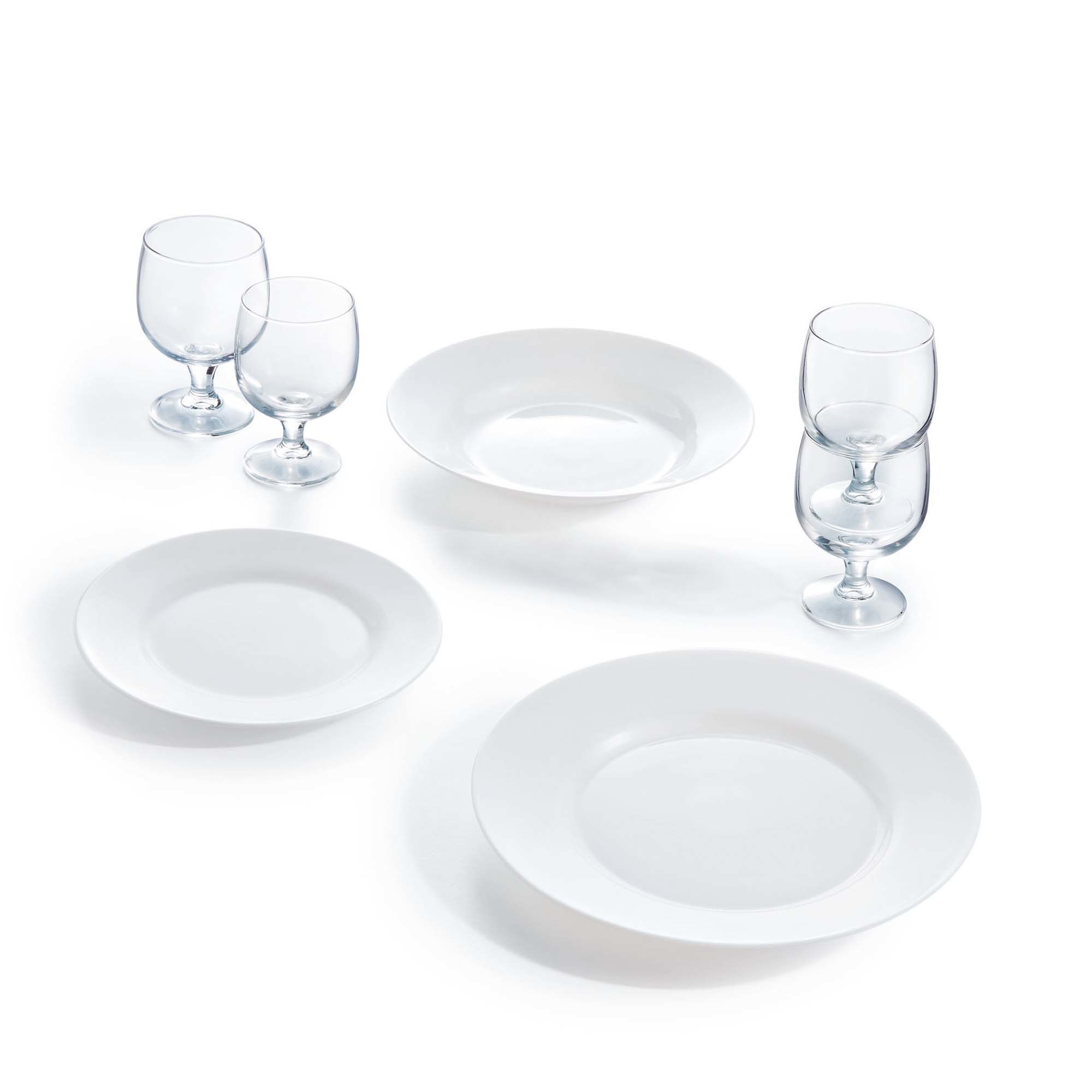 Sklenený hlboký tanier Everyday, 650 ml, 225 mm, výška 30 mm, 1 ks – Obrázok 5