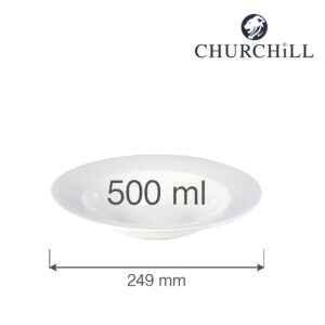 Porcelánový hlboký tanier Isla, 500 ml, 249 mm, 1 ks