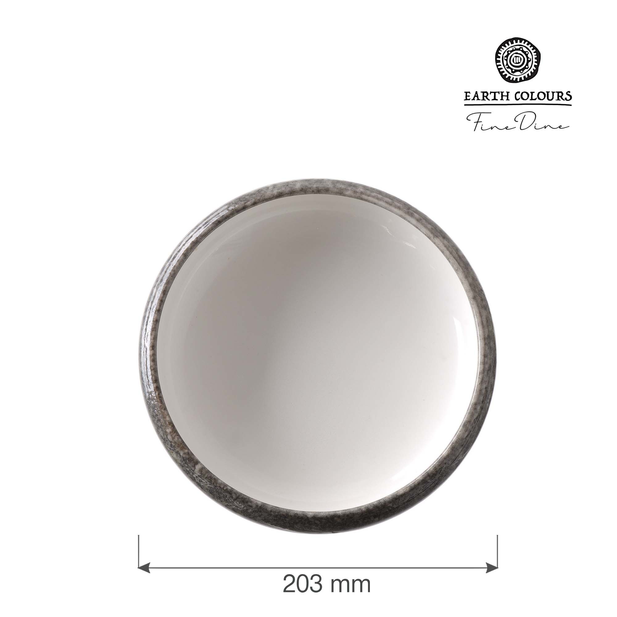 Klasický hlboký tanier Silk — 203 mm