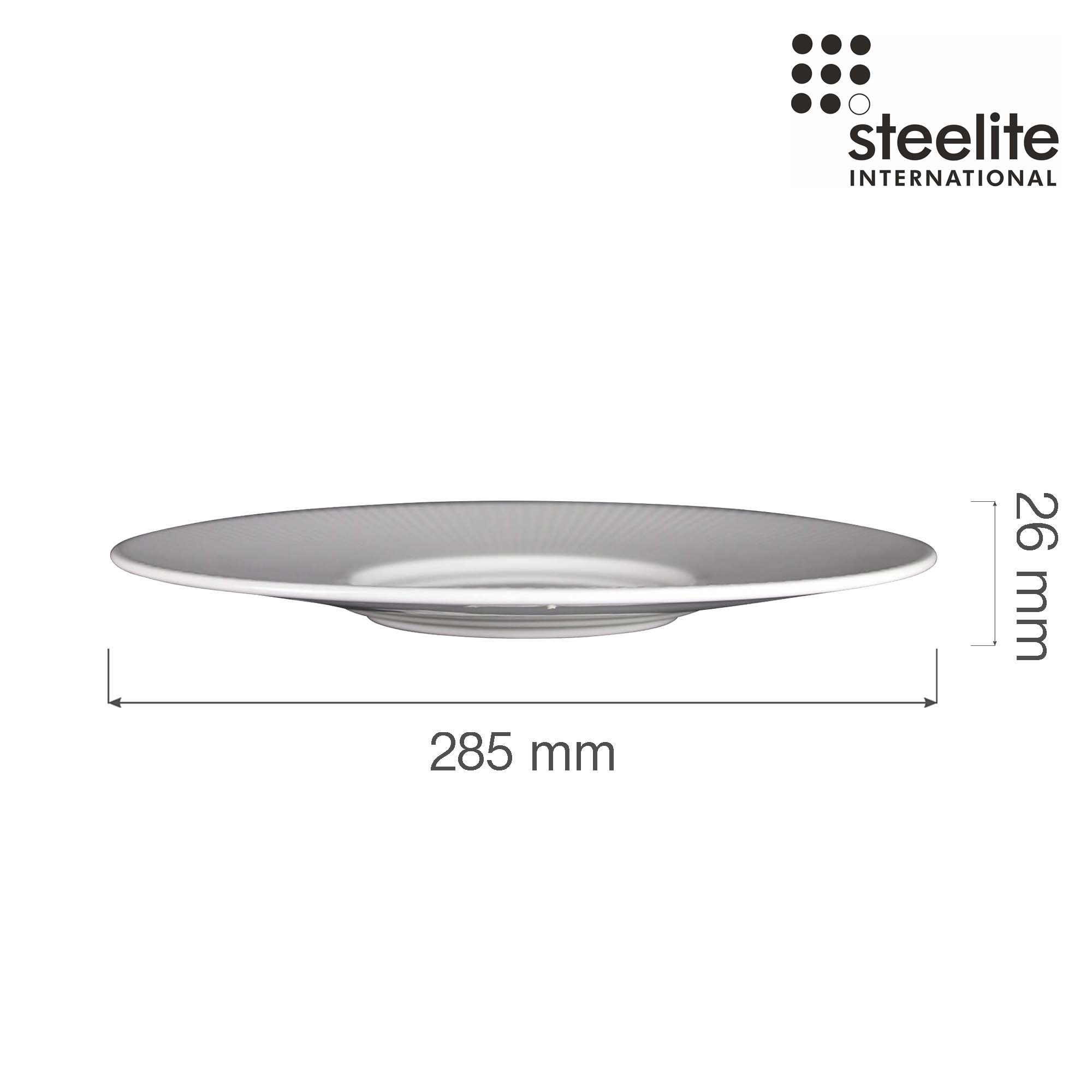 Porcelánový Gourmet tanier s malým okrajom Willow, 285 mm, 1 ks