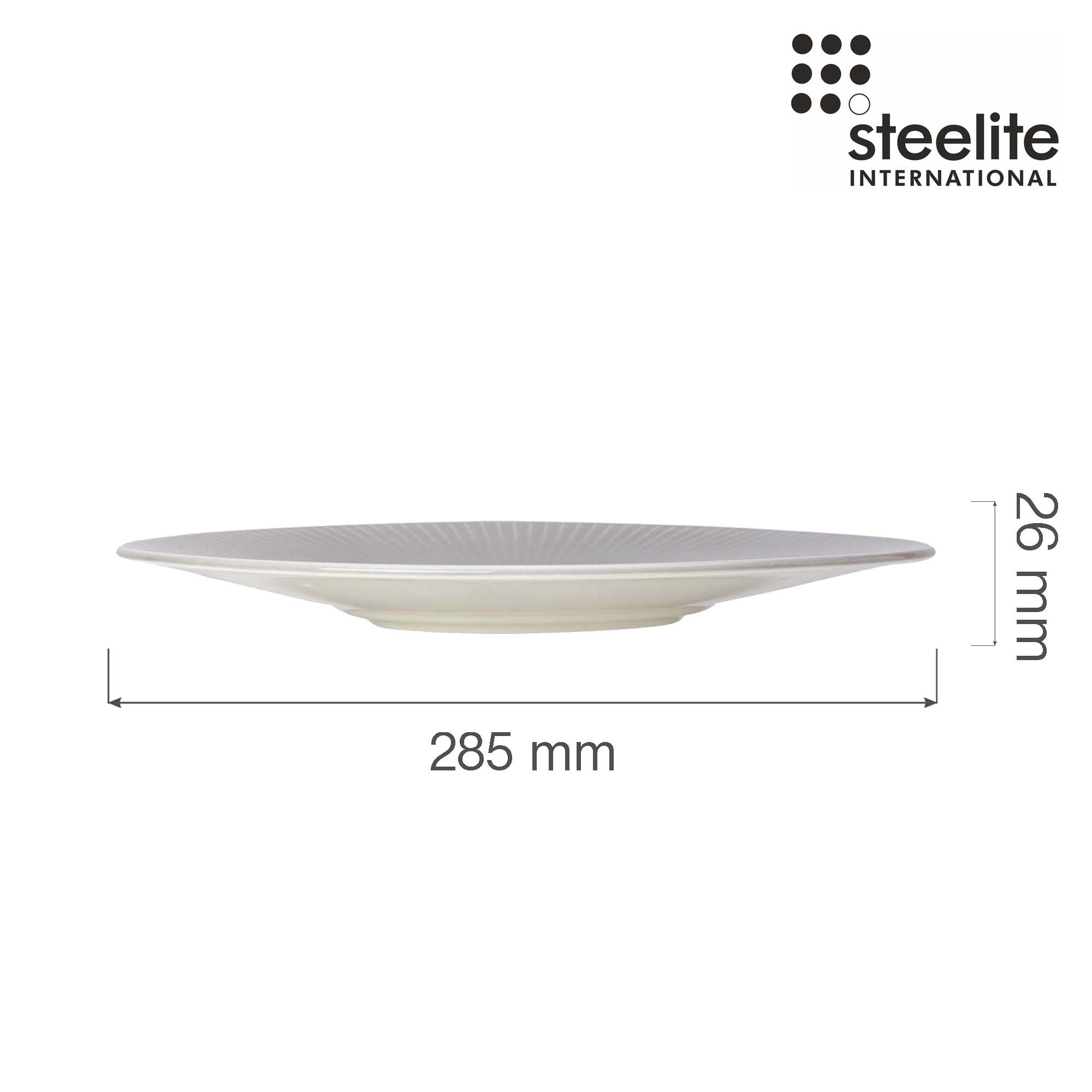 Porcelánový tanier plytký s malým okrajom Willow Mist, 285 mm, 1 ks