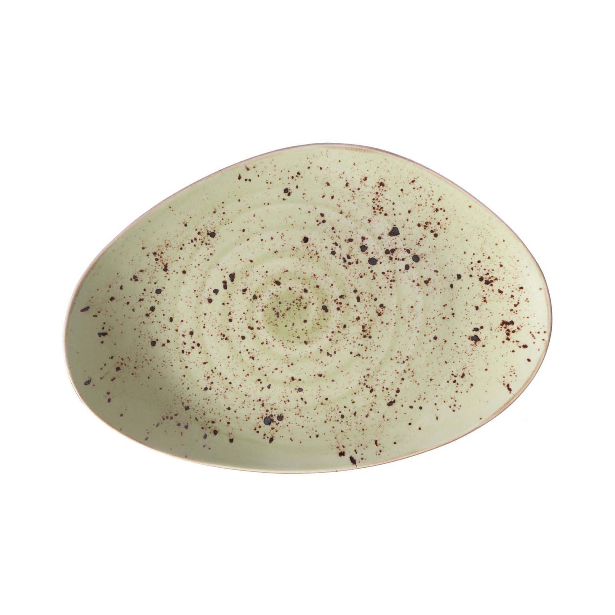 Organicky tvarovaný tanier Olive, 350x210 mm – Obrázok 3