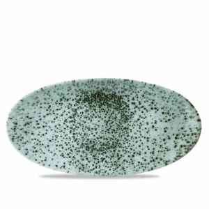 Oválny servírovací tanier Mineral Green, 347 x 173 mm, 1 ks
