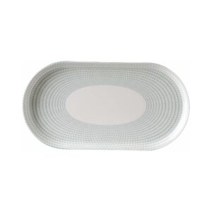 Porcelánový elipsovitý tanier Verde, 300 x 160 mm, 1 ks