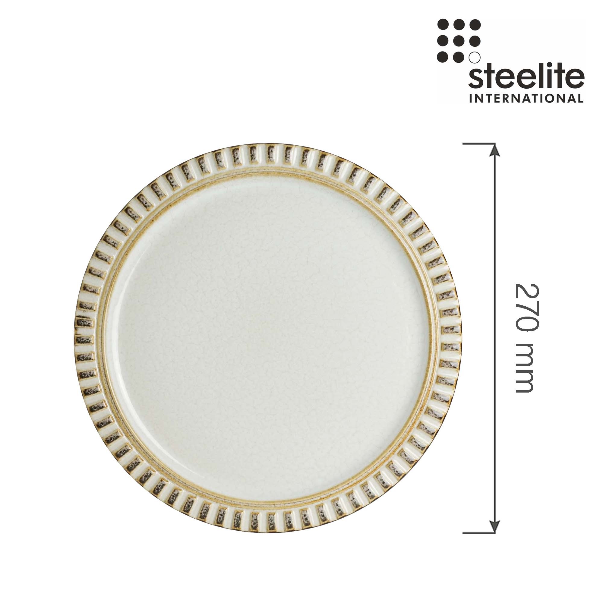 Porcelánový jedálenský tanier plytký Adelaide Birch, 270 mm, 1 ks
